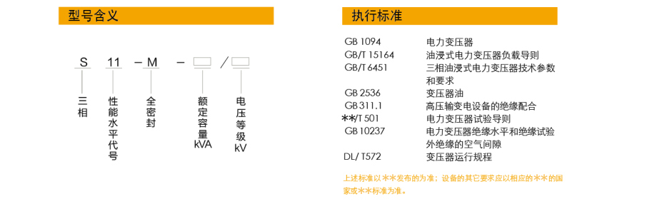 S11油浸式電力變壓器型號(hào)含義與執(zhí)行標(biāo)準(zhǔn)